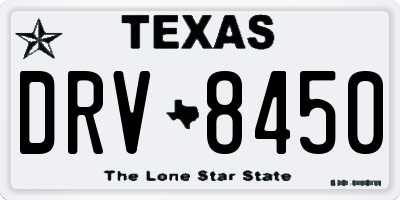 TX license plate DRV8450