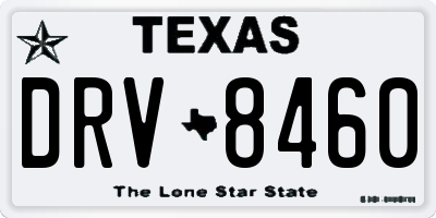 TX license plate DRV8460