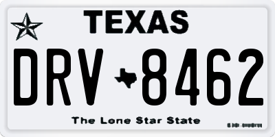 TX license plate DRV8462