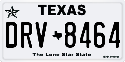 TX license plate DRV8464