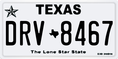 TX license plate DRV8467