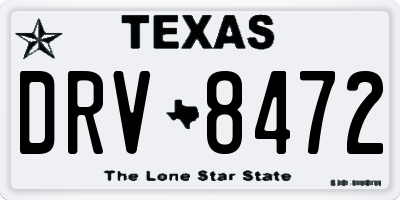 TX license plate DRV8472