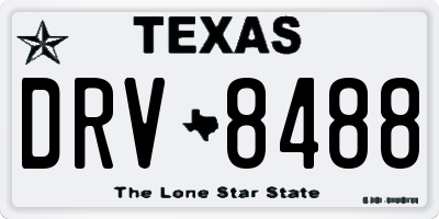 TX license plate DRV8488