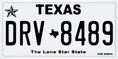 TX license plate DRV8489