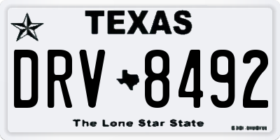 TX license plate DRV8492