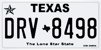 TX license plate DRV8498