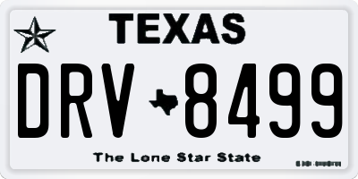 TX license plate DRV8499