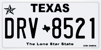 TX license plate DRV8521