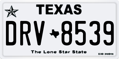 TX license plate DRV8539