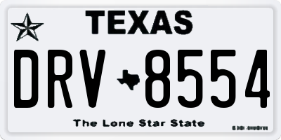 TX license plate DRV8554