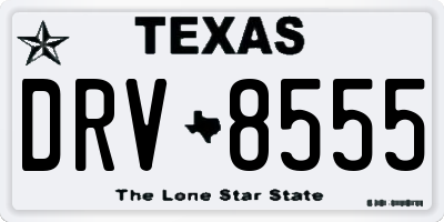 TX license plate DRV8555