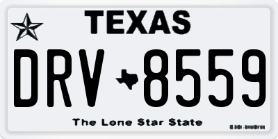 TX license plate DRV8559