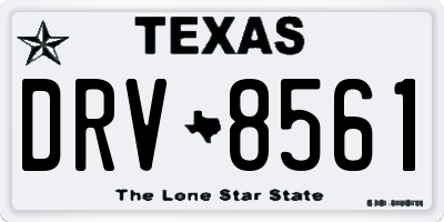 TX license plate DRV8561