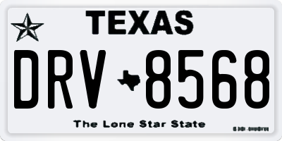 TX license plate DRV8568