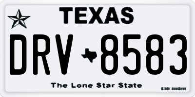 TX license plate DRV8583