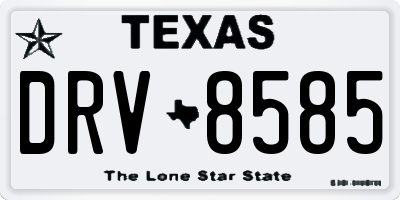 TX license plate DRV8585