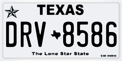 TX license plate DRV8586