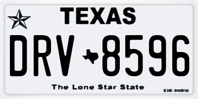 TX license plate DRV8596