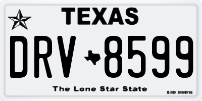 TX license plate DRV8599