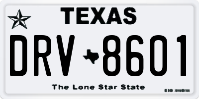 TX license plate DRV8601