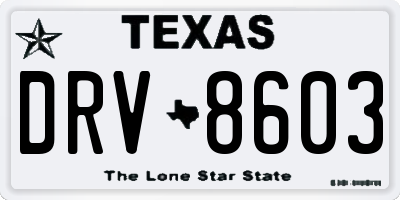 TX license plate DRV8603