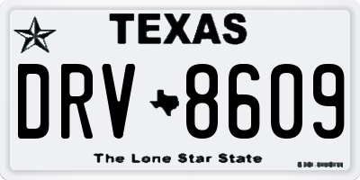 TX license plate DRV8609