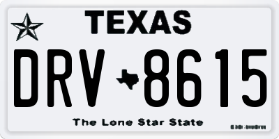 TX license plate DRV8615