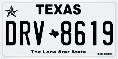 TX license plate DRV8619