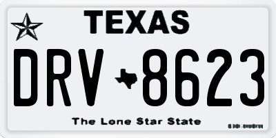 TX license plate DRV8623