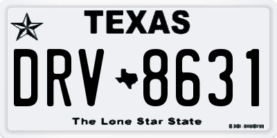 TX license plate DRV8631