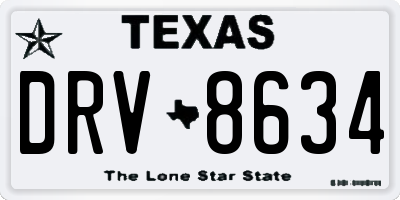 TX license plate DRV8634