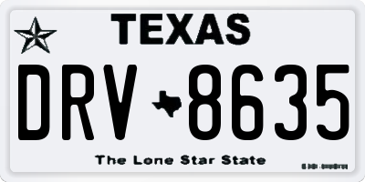 TX license plate DRV8635