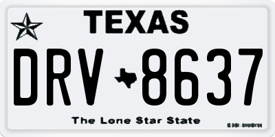 TX license plate DRV8637