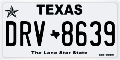 TX license plate DRV8639