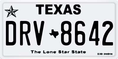 TX license plate DRV8642