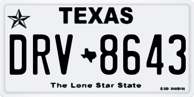 TX license plate DRV8643