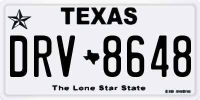 TX license plate DRV8648