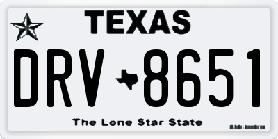 TX license plate DRV8651