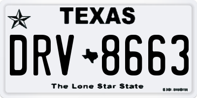 TX license plate DRV8663