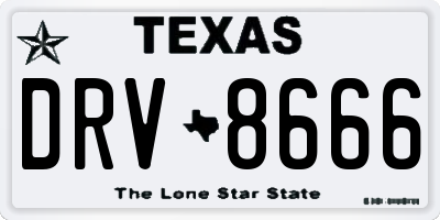 TX license plate DRV8666