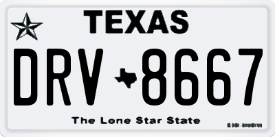 TX license plate DRV8667