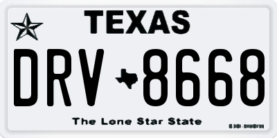 TX license plate DRV8668