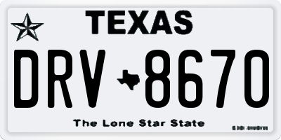 TX license plate DRV8670