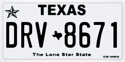 TX license plate DRV8671