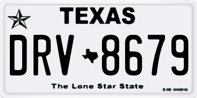 TX license plate DRV8679