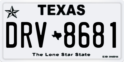 TX license plate DRV8681