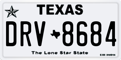 TX license plate DRV8684