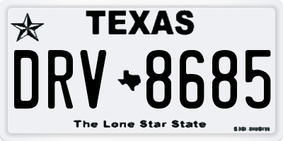 TX license plate DRV8685