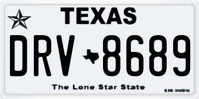 TX license plate DRV8689