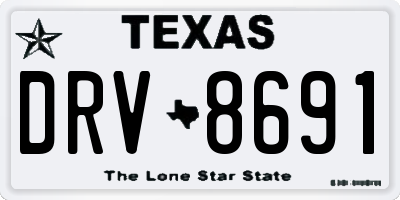 TX license plate DRV8691